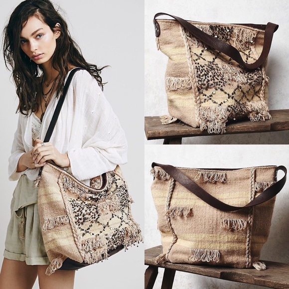 Free People Moroccan Wedding Love Hobo Bag Tote
